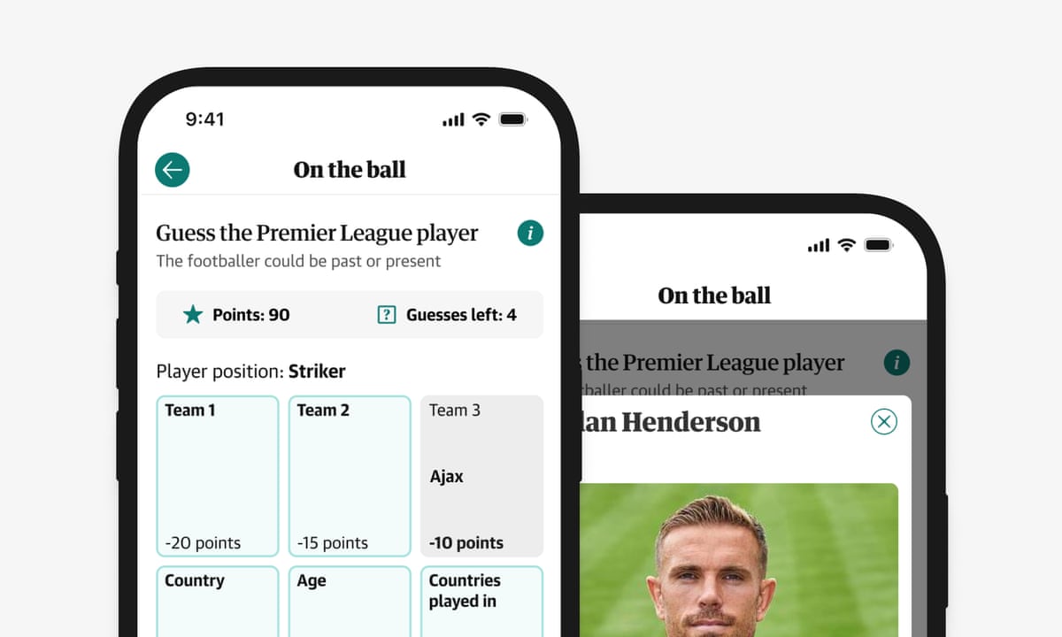 On the ball on app.
