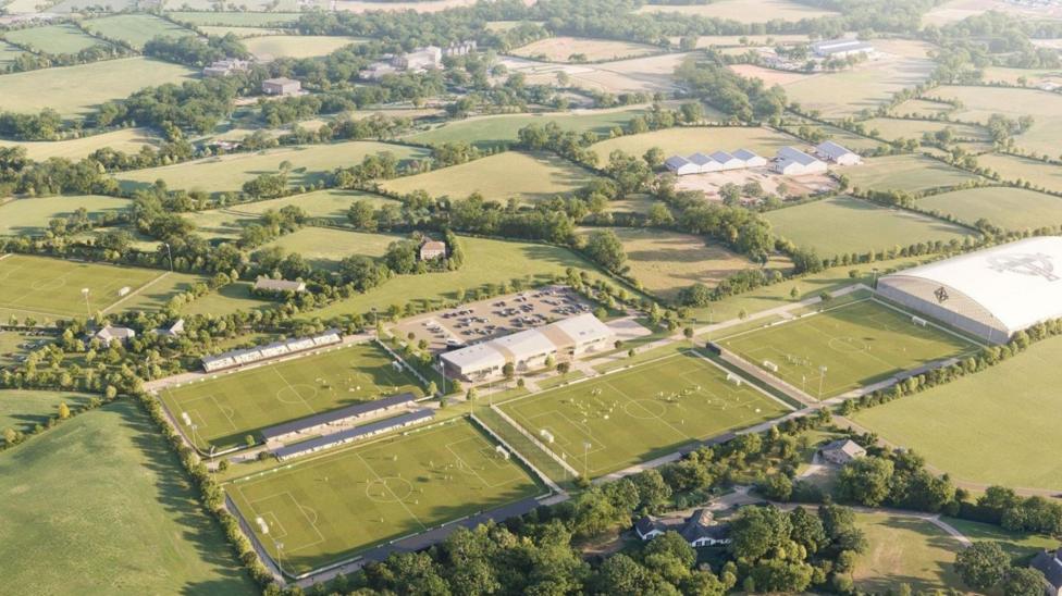 Concept image of the Irish FA's proposed National Training Centre at Galgorm