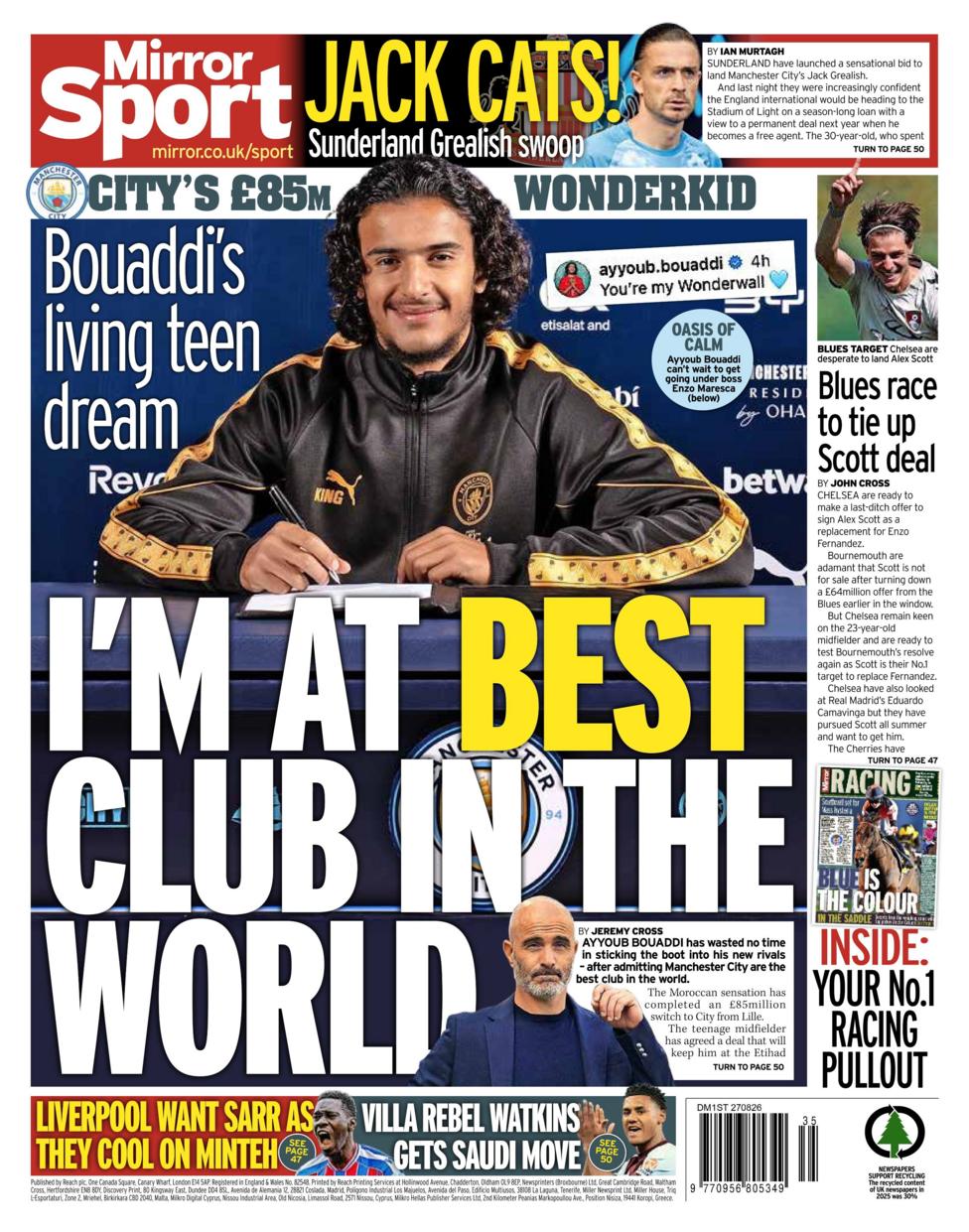 Mirror back page