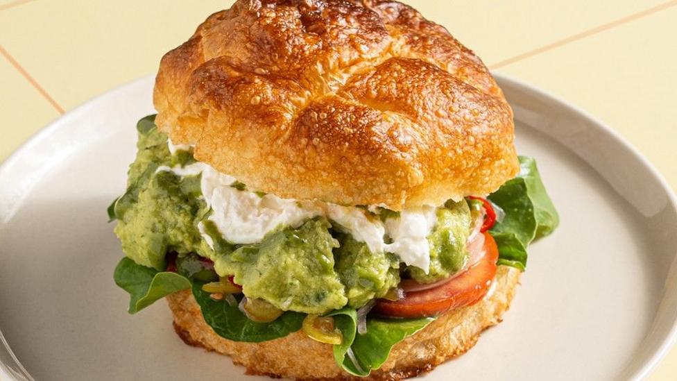 The Avo Snob sandwich at Veronica's restaurant.