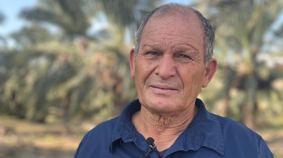 Avigdor Arbel, a date farmer at an Israeli settlement in the Jordan Valley, in the occupied West Bank