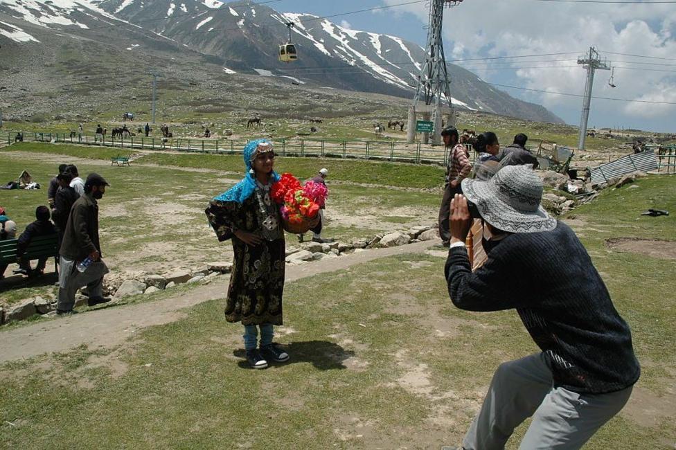  Digital world in the Himalayas Lay and sometimes illiterate photographers making a living in the Himalayas by taking photos of tourists (Photo by Pallava Bagla/Corbis via )