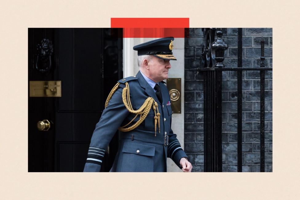 Sir Richard Knighton leaves 10 Downing Street in London