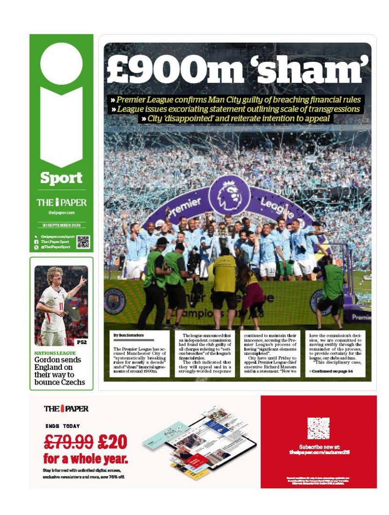 the i paper back page