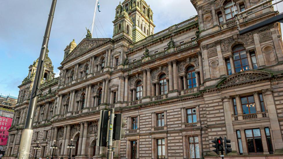 The city chambers building for Glasgow City Council