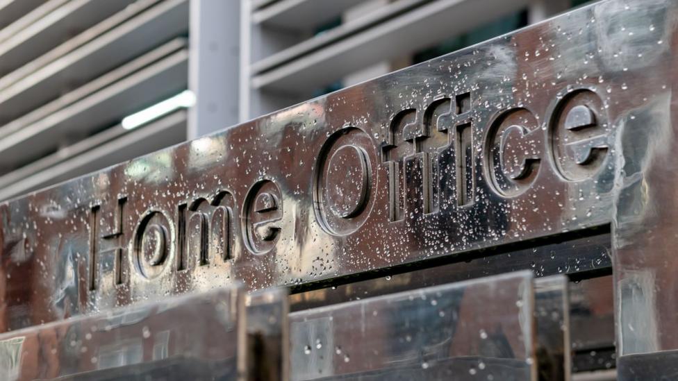 The Home Office sign