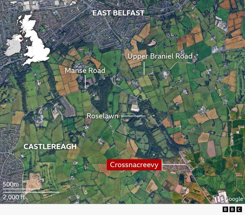 Map of Castlereagh