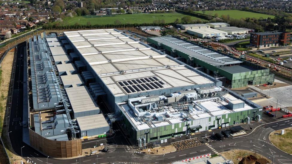 Photo: theukpulse.co.uk An aerial view of a large data centre