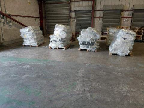 Shipment of pallets