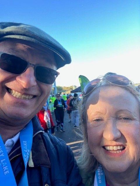 Sue Crosby and her husband