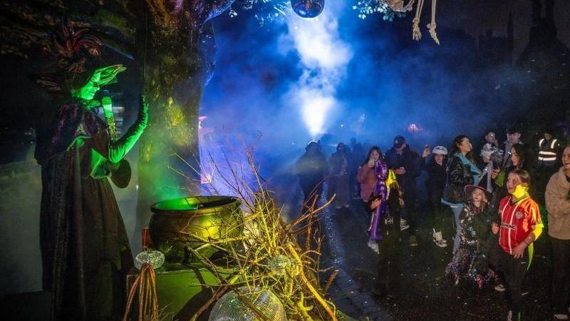 The awakening the walls trail at Halloween in Derry in 2025