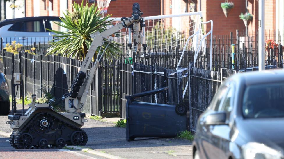 A photo of bomb disposal unit