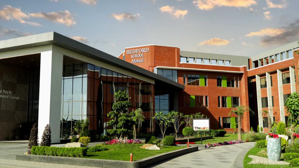 A view of the Bedford School, Mohali campus from the outside.